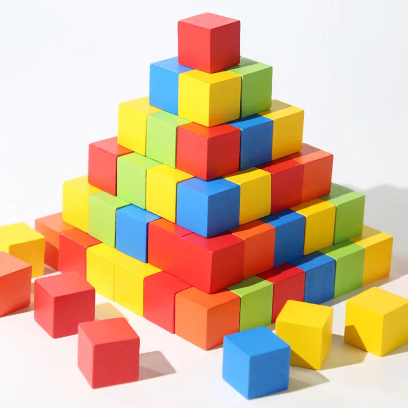 Colorful Wooden Blocks Set &ndash; Education Through Play