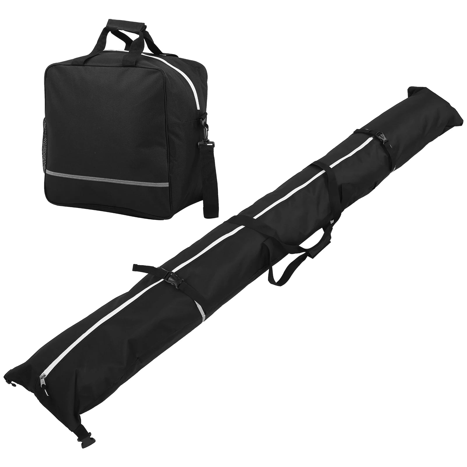 Nylon Snowboard Bag and Ski Boot Storage Set &ndash; Waterproof black