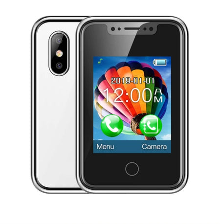 Mini Smart Wearable Mobile Phone 1.77 Inch Touch &ndash; Dual SIM White / add 16G TF card