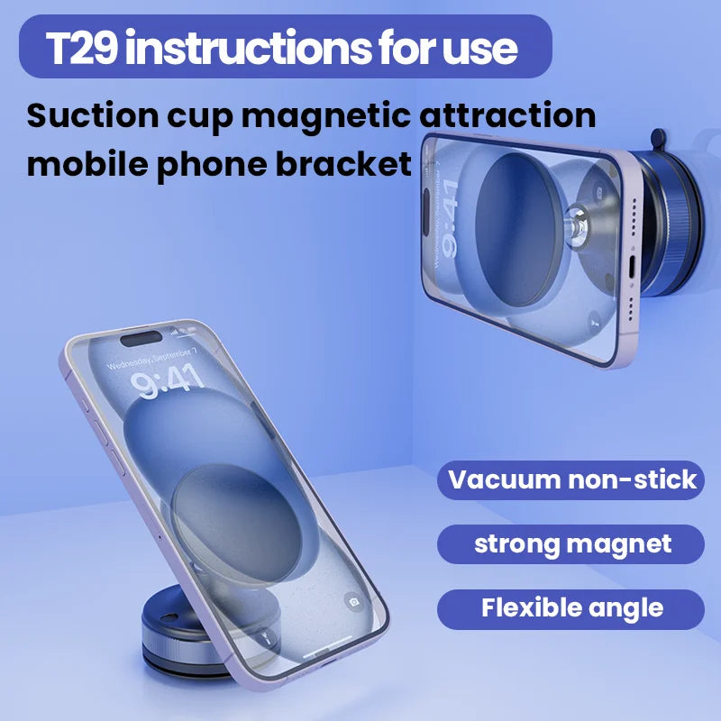 CrownQu CCT29 &ndash; Strong Magnetic Suction Cup with 360 Degree Rotation