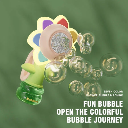 Sunfl &ndash; Dancing Sunflower Bubble Machine With Moving Light