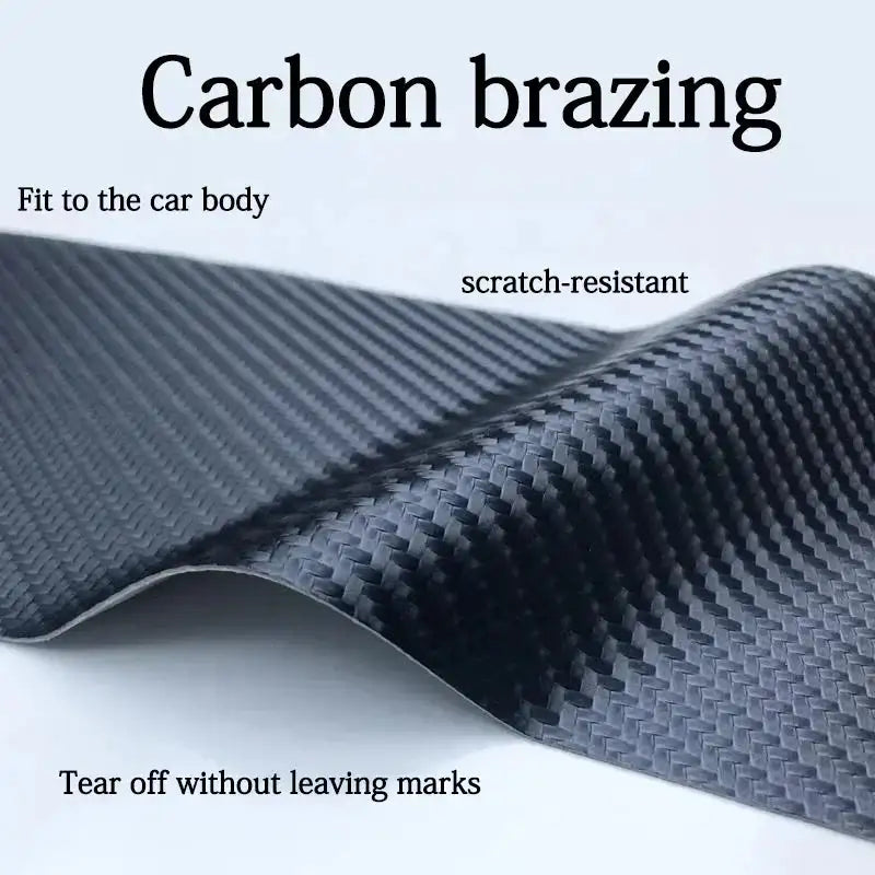 Carbon Fiber Car Door Sill Protectors 4Pcs Hiace 2016 2023