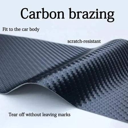 Carbon Fiber Car Door Sill Protectors 4Pcs Hiace 2016 2023