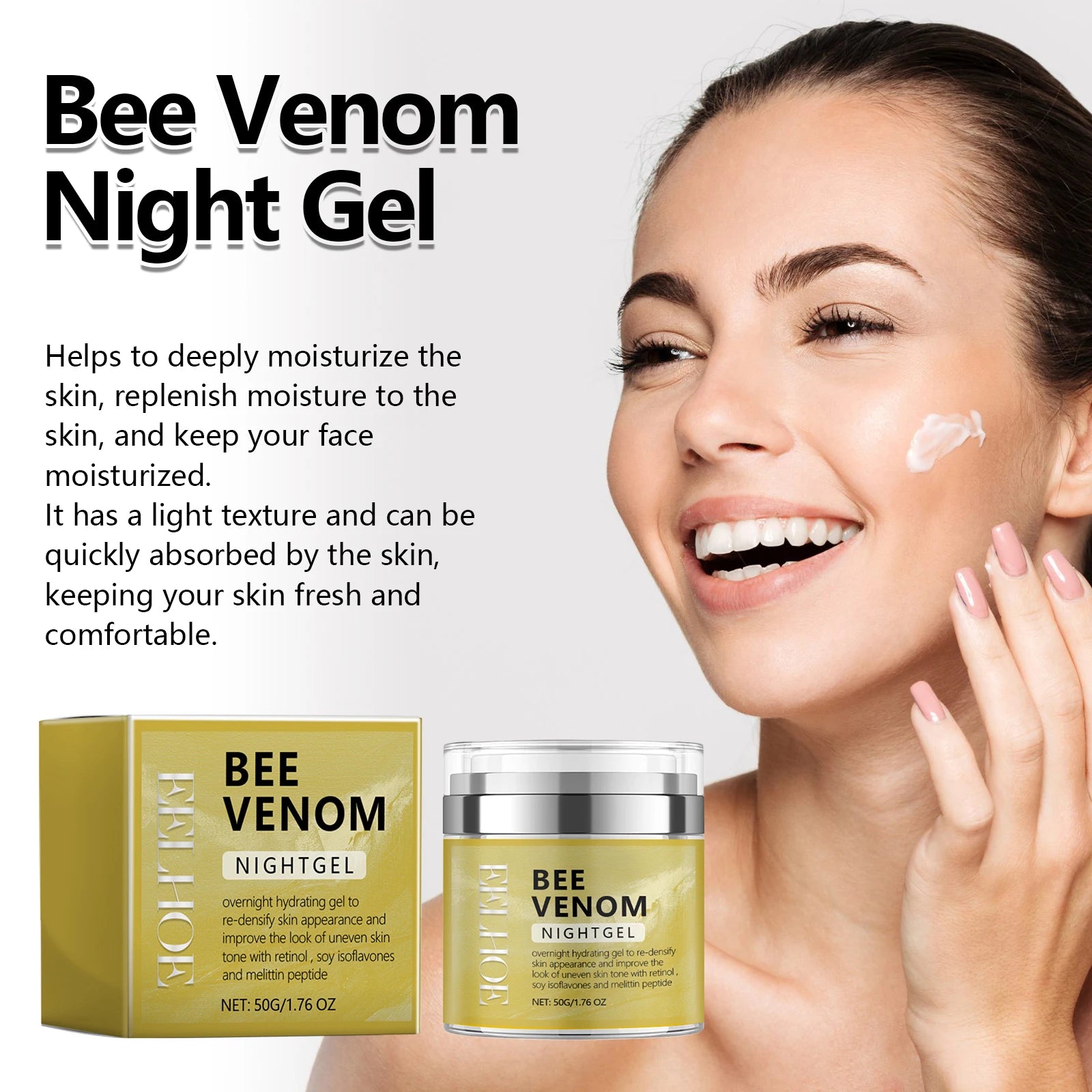 Bee Venom Night Gel &ndash; Intense Hydration and Skin Rejuvenation
