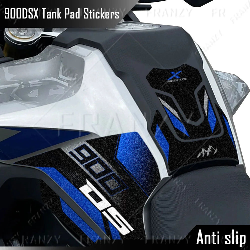 3M Motorcycle Fuel Tank Pad Stickers &ndash; Anti-Slip Protection for Voge Valico 900 DSX 2024