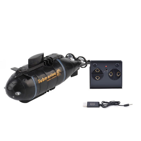 CONUSEA 6CH Remote Control Submarine Boat for Underwater Adventures black