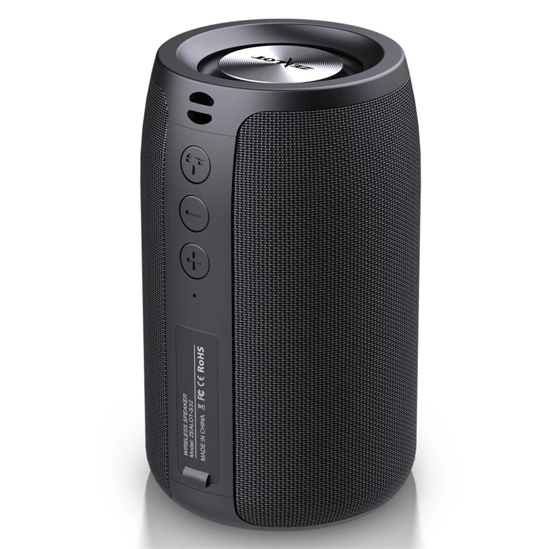 ZEALOT-S32 Waterproof Portable Bluetooth Speaker with TF Card &amp; AUX Support Black
