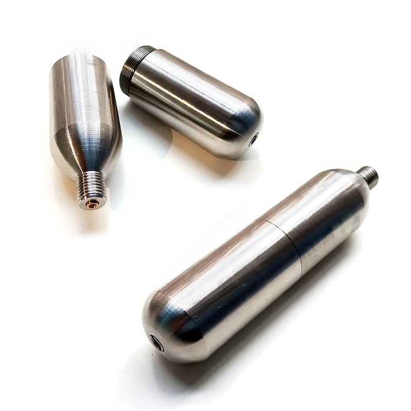 Refillable CO2 Cartridge 3/8-24UNF &ndash; Rechargeable Reusable