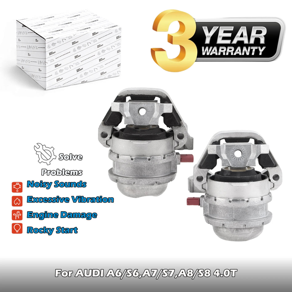 Moottorin kiinnikkeet Audi A6/A7/A8 4.0T Anturilla Sähkösäädettävä Hydro kiinnike