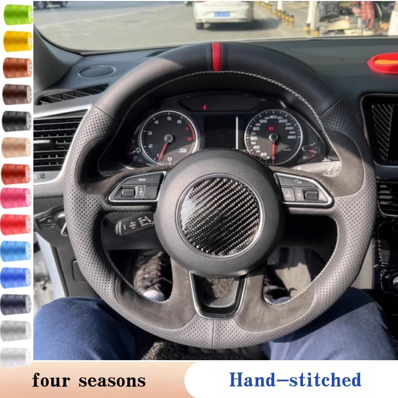 Housse de Vol en Cuir Cousue à la Main pour Audi A1 A3 A4 A5 A6 A7 Q3 Q5