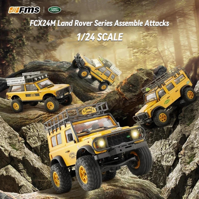 FMS FCX24M RC Land Rover &ndash; 1/24 4WD Electric Off Road Climbing Vehicle