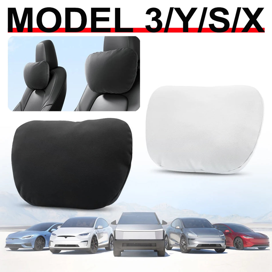 Ergonomski spominski avto vzglavnik za vrat za Tesla Model 3 Y S X Cybertruck