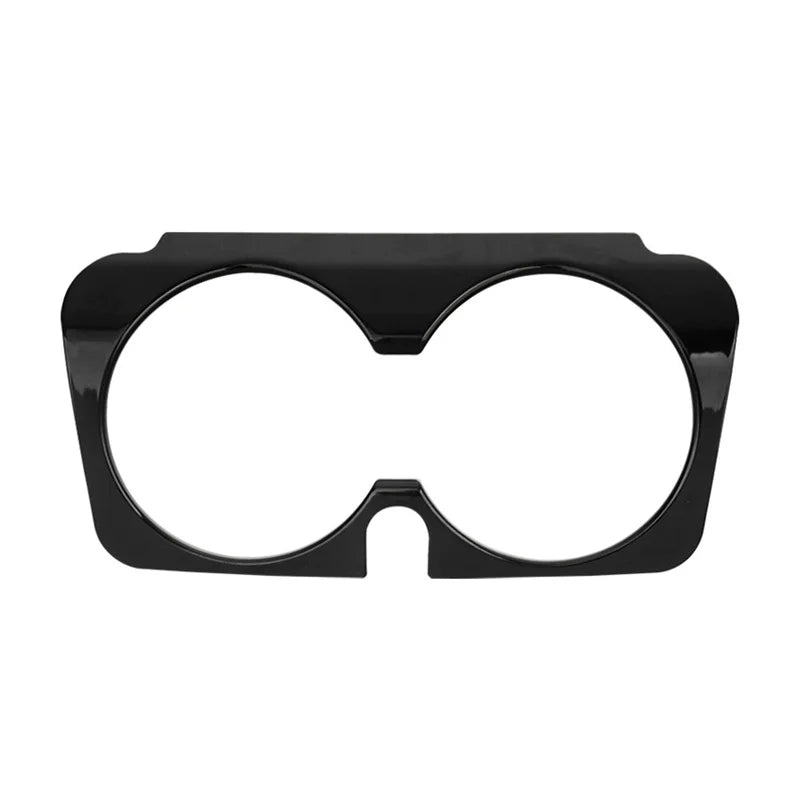 Mercedes Benz C E GLC Class Carbon Fiber Texture Gear Shift Panel &amp; Cup Holder Cover - W205 W213 X253 2016-2021 A / ABS