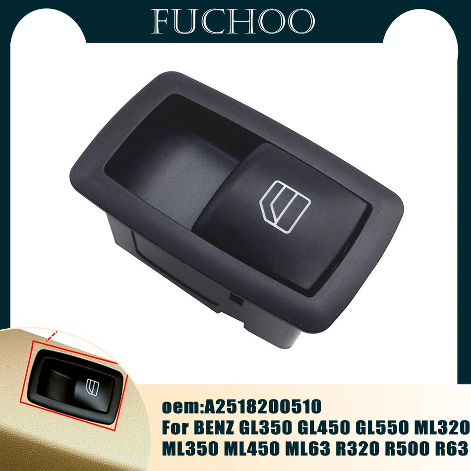 Car Front Left Master Power Window Switch Button A2518300290 For BENZ W164 GL320 GL350 GL450 ML320 ML350 ML450 R320 R350