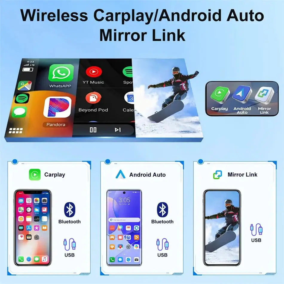 Android 15 2Din Car Stereo With QLED Screen And Carplay For BMW by InterCyprus Trading Ltd