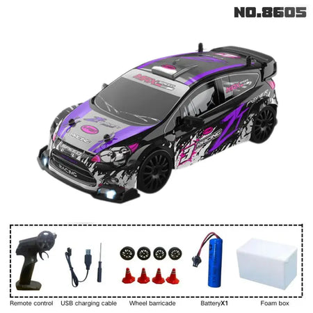 1:24 PYLRCC Mustang 4WD Remote Control Drift Racing Car 8605 B