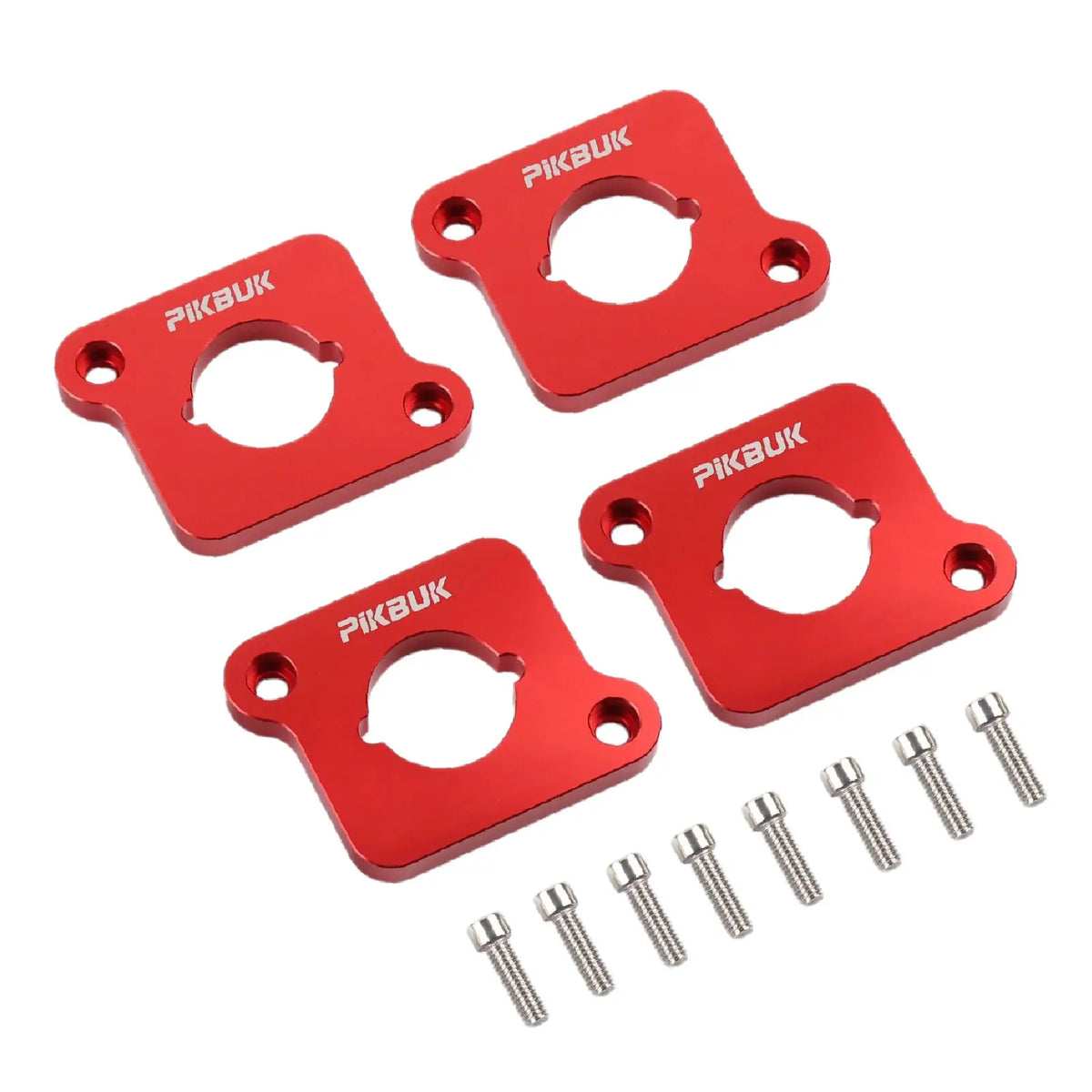 PIKBUK 4 Pcs Coilpack Adapter Plates Billet For R8/TFSI Ignition Coils A3 S3 8L Golf TT 1.8T RS4 S4 B5 Aluminum by InterCyprus Trading Ltd