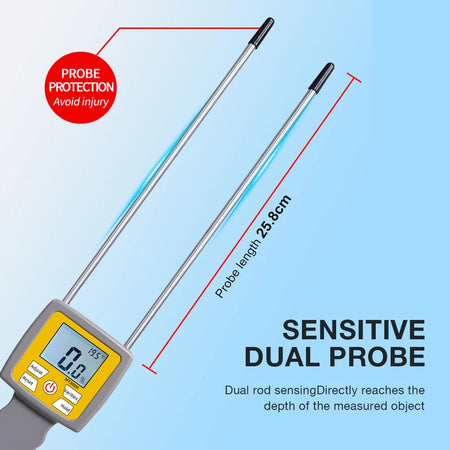 3-Digital LCD Digital Display Hay Moisture Meter &ndash; Backlit