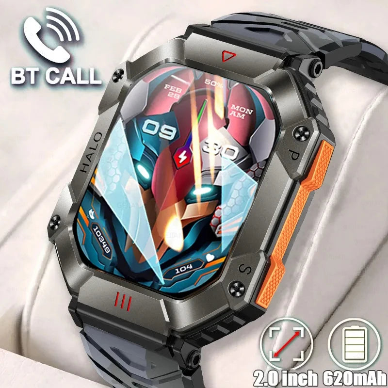 Men's Smart Watch 2023: Fitness, IP68 Waterproof, Bluetooth Calls