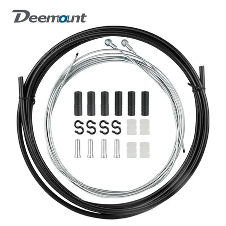Deemount Brake Derailleur Cables Kit &ndash; Durable Carbon Steel Construction