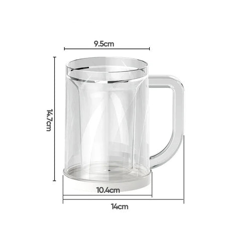 Freezing Beer Mug Double Layer &ndash; Rapid Drink Cooling 1pc / 301-400ml