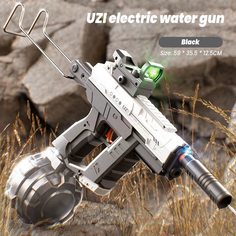 Electric Toy Water Gun &ndash; Dual Mode Light Water Absorption white plus