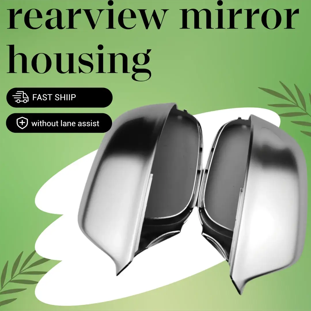 Side Mirror Covers Chrome Silver Matte For Audi Q5 8R Q7 4L SQ5 by InterCyprus Trading Ltd