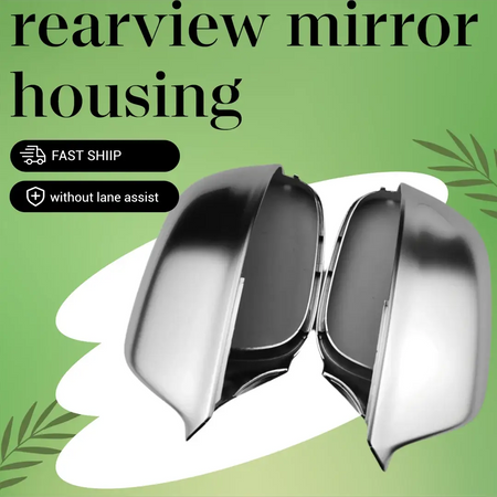Side Mirror Covers Chrome Silver Matte For Audi Q5 8R Q7 4L SQ5 by InterCyprus Trading Ltd