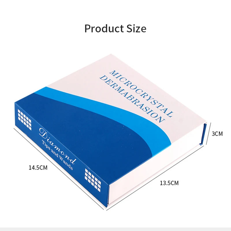 9 Tips 3 Wands Diamond Dermabrasion Accessory Tips &ndash; Peel
