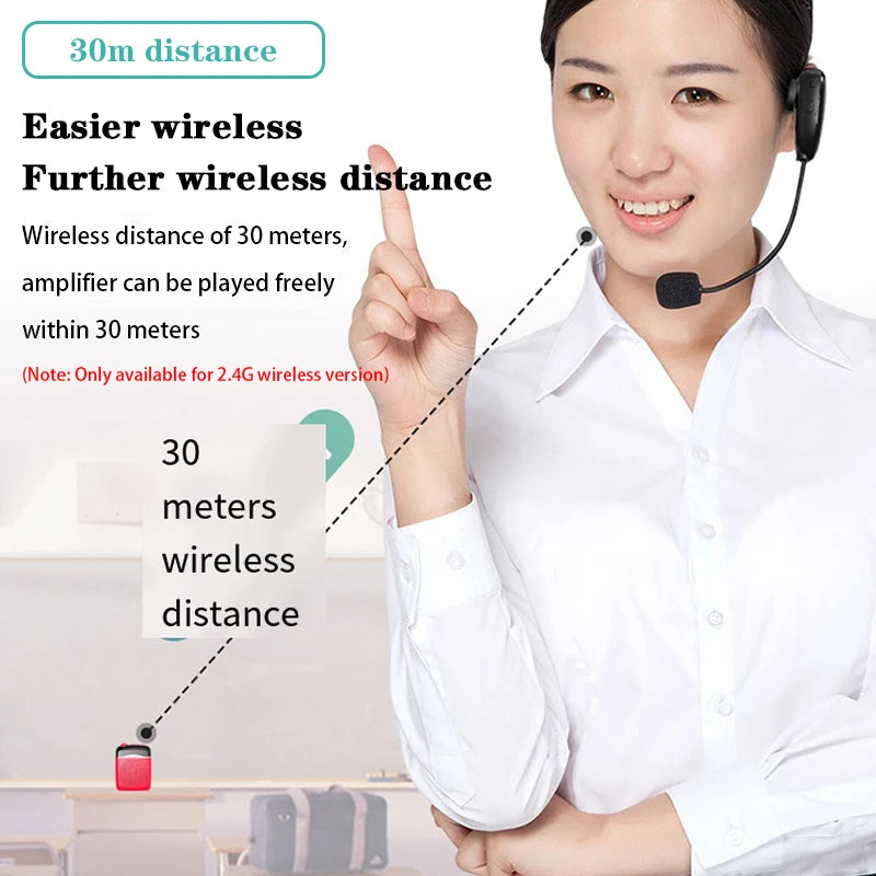 APORO T21 Wireless Voice Amplifier &ndash; 20W Bluetooth 5.0