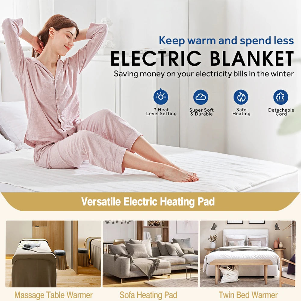 RUIANBAO Heated Blanket &ndash; 15 Hour Heat Preservation