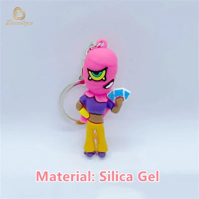 Poco Tara Cartoon Character Keyring - Spike Hero Ornament Pendant HYYSK-94
