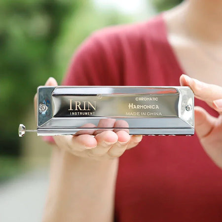IRIN 12 Hole 48 Tone Harmonica &ndash; Chromatic Switch Pro Default Title