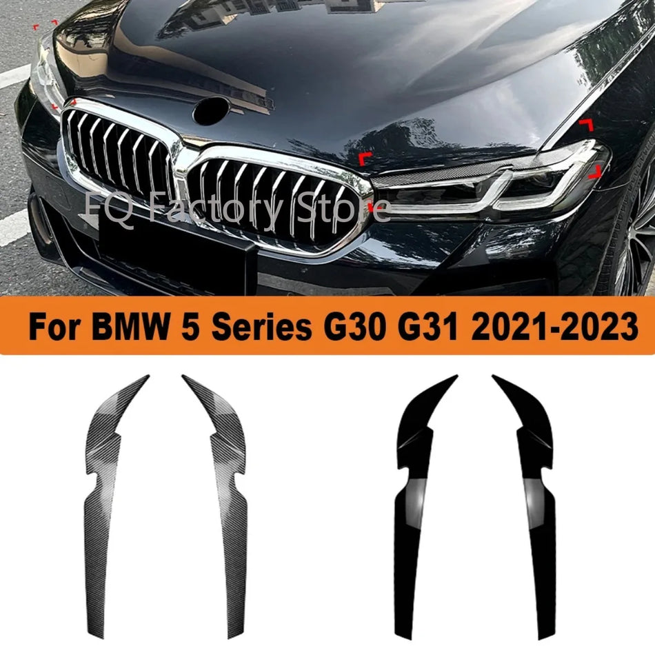 Protections de phares avant pour BMW Série 5 G30 G31 LCI 2021-2023
