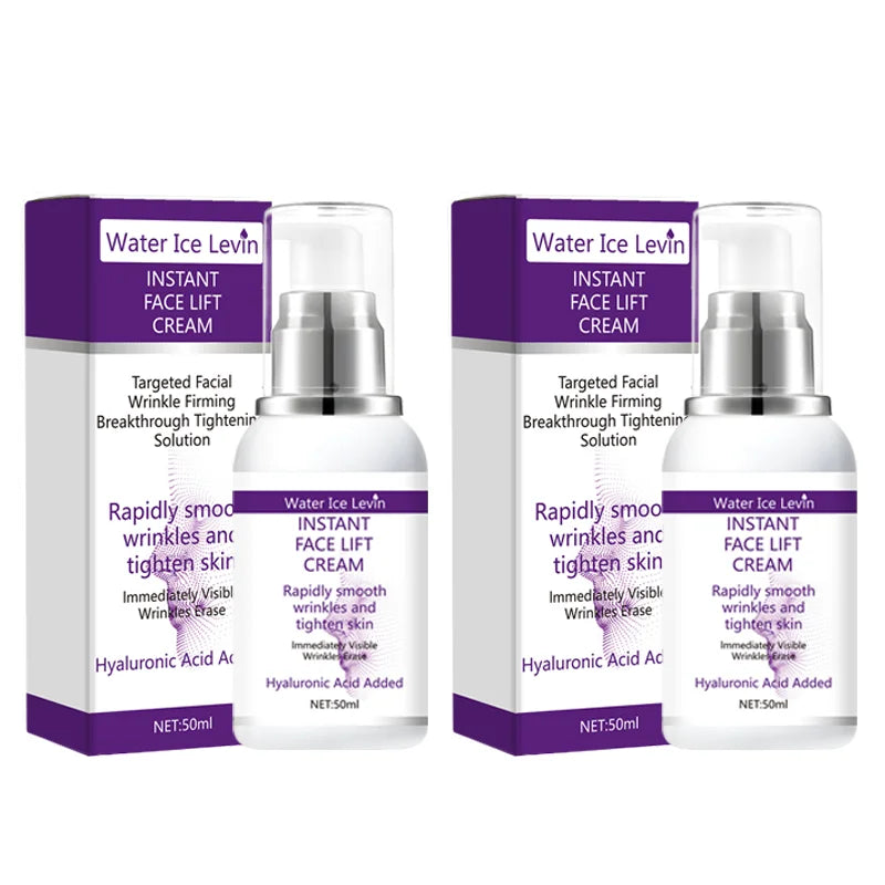 Instant Face Lift Cream &ndash; Hyaluronic Acid Infused Firming Solution 2pcs