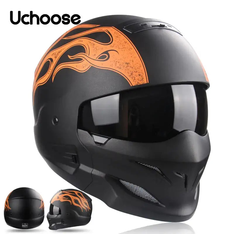 Scorpion Detachable Multi-purpose Full Face Helmet - Predator Design 13 / XXL