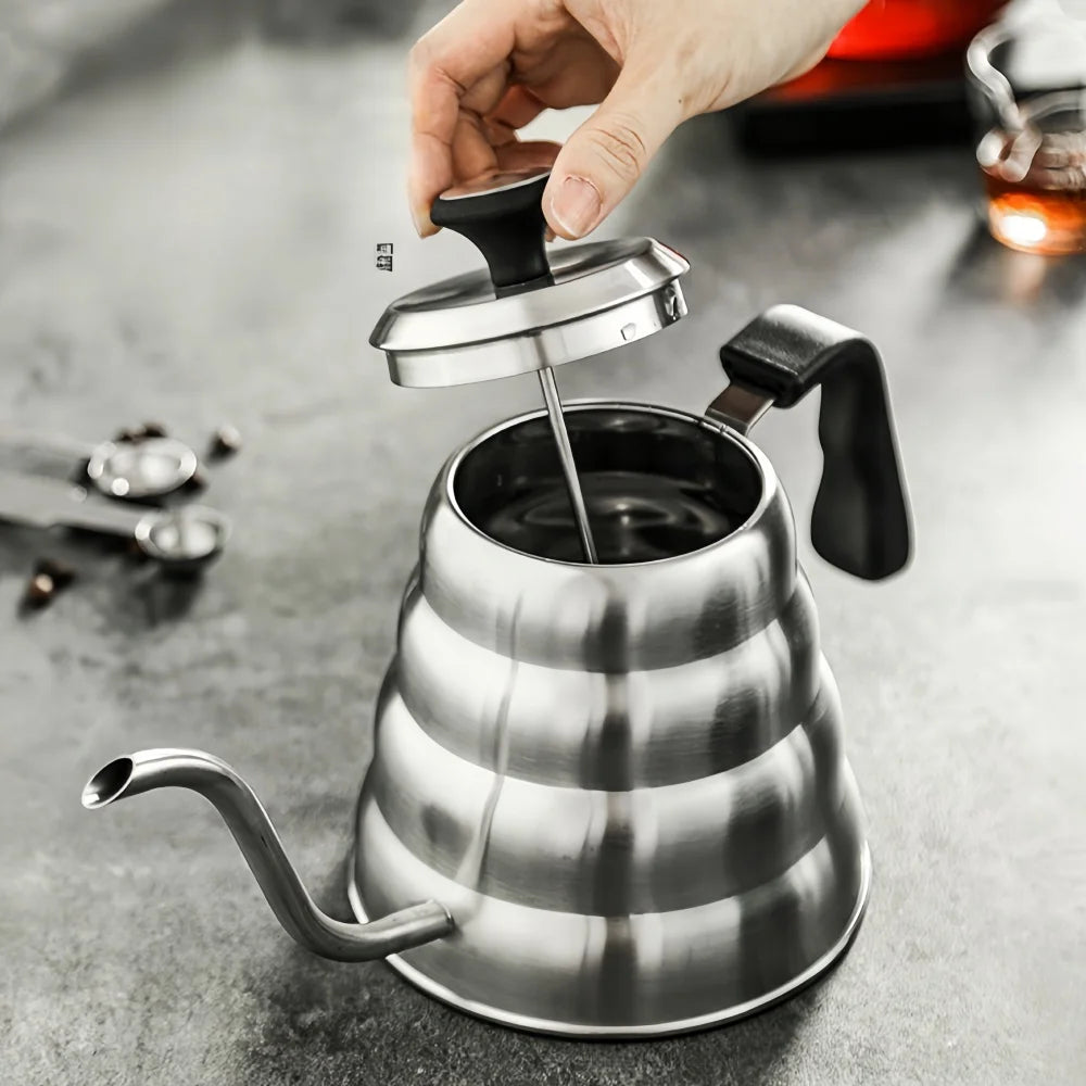 WUWANLI Stainless Steel Pour Over Coffee Pot &ndash; Precise Temperature Control