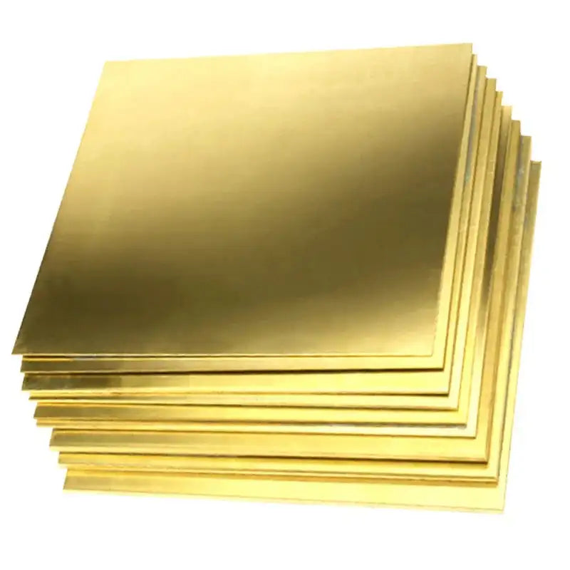 Brass Sheet Plate 0.1 To 8 Mm For CNC Frame DIY Mould