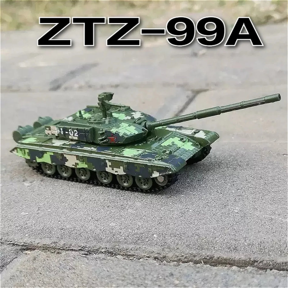Model glavnega bojnega tankov ZTZ-99A PLZ-05A iz kovine v razmerju 1:100/1:150.