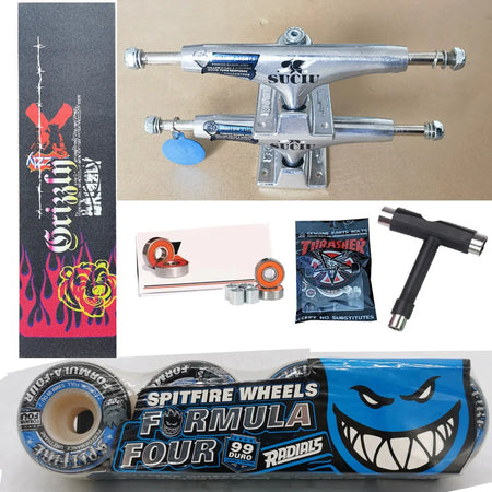 Spitfire Forged Thunder Trucks 5.25Inch &ndash; Chrome Bearings 53mm 99D
