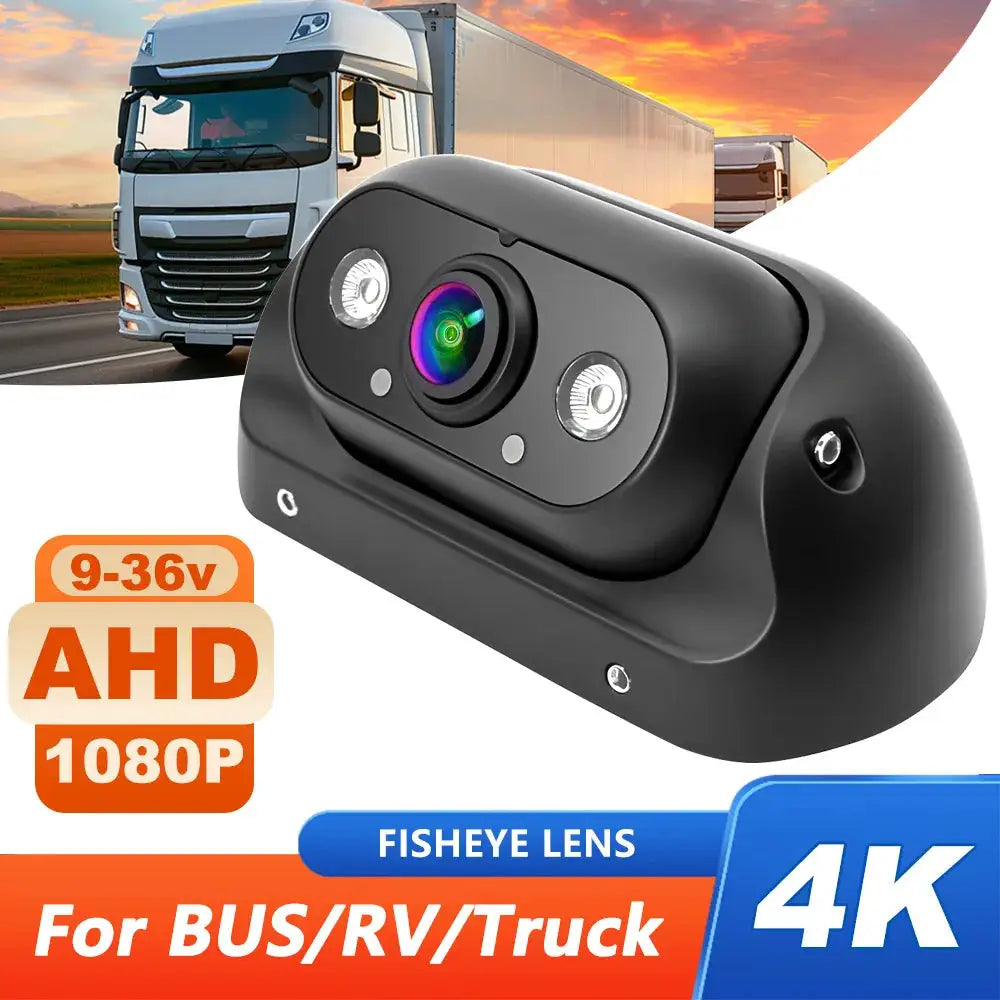 SMARTOUR 4PIN Heavy Duty Metal Case AHD 1080P Sensor Rear View Camera Backup Reversing Waterproof 12-24v For Caravan Truck Bus by InterCyprus Trading Ltd