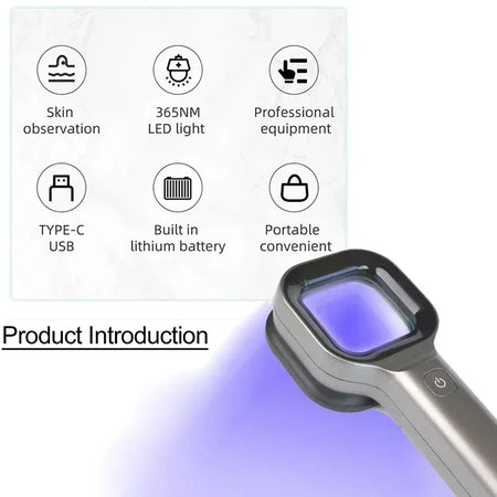 Woods Lamp Skin Examination - Pet Skin Ultraviolet Detector