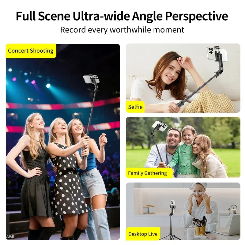 CrownQu T1 &ndash; 360 Degree Rotation With Detachable Bluetooth Remote