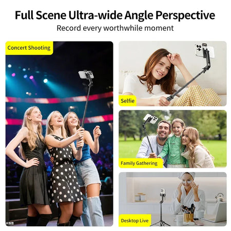 CrownQu T1 &ndash; 360 Degree Rotation With Detachable Bluetooth Remote