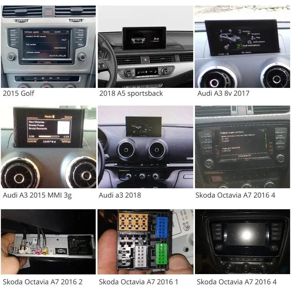 Dynamic Trajectory CanBus Trunk Handle Reverse Camera For MQB PQ Audi A3 A5 Q5 A7 B8/VW Passat Golf Tiguan Jetta Polo Skoda Bora by InterCyprus Trading Ltd