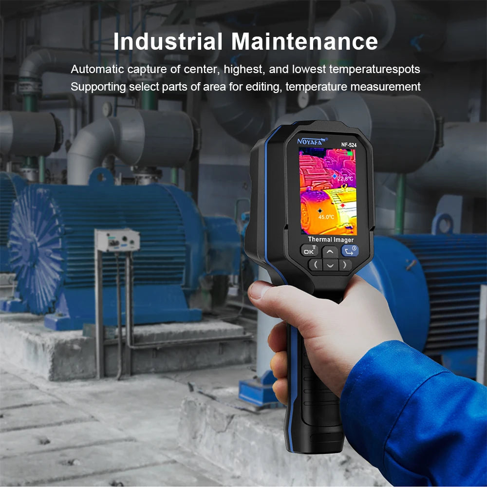 NOYAFA NF-524 Handheld Thermal Imager Camera - 120x90 Infrared Tester for PCB Circuit and Temperature Inspection