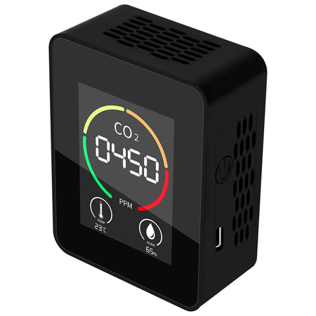 PG-L28A-CO2 &ndash; LCD Air Quality Tester with CO2 Monitor black
