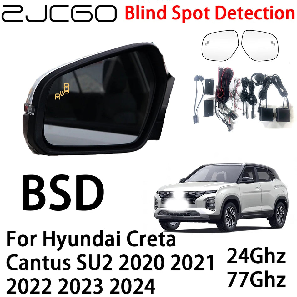Aklosios zonos aptikimo sistema Hyundai Creta Cantus SU2 2020–dabar su radarų įspėjimo sistema