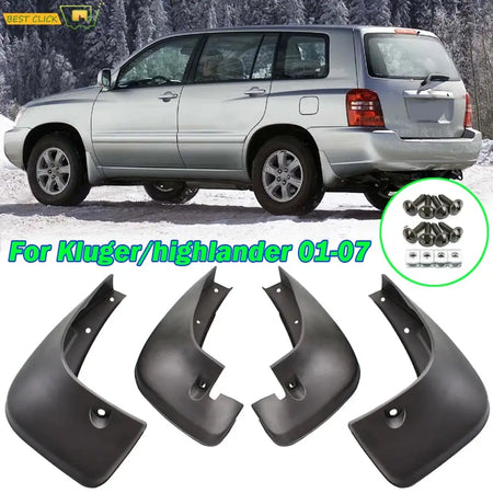Car Mud Flap For Toyota Highlander Kluger 2001 2002 2003 2004 2005 2006 2007 XU20 Front Rear Mud Flaps Splash Guard Mudguards by InterCyprus Trading Ltd