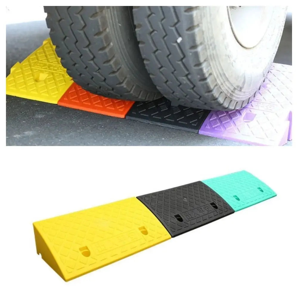 Durable Curb Ramps Car Wheel Driveway Ramps Anti-Slip Black Threshold ...